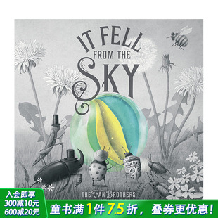The 预售 Fell Sky 进口图书 它从天而降 正版 英文原版 善优童书 儿童艺术插画绘本 From