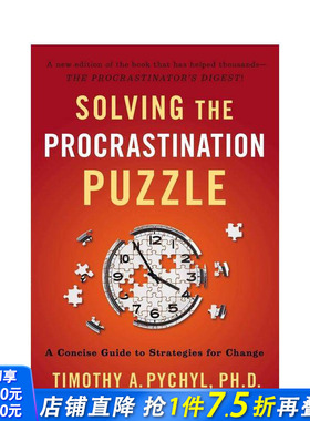 【预售】解决拖延症难题 Solving the Procrastination Puzzle 原版英文生活综合 正版进口书