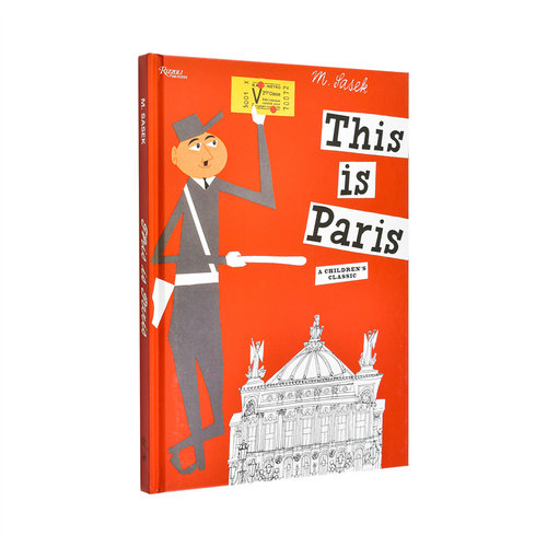 【现货】这就是巴黎 【This is . . .】This is Paris 精装英文儿童插画故事绘本书Miroslav Sasek经典畅金肖系列 全新小开本