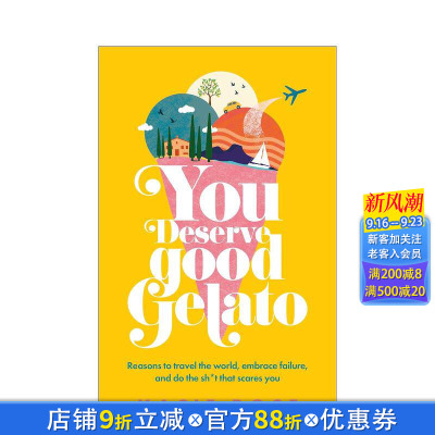 【预售】你值得拥有美味的冰淇淋 You Deserve Good Gelato 纽约时报畅销书 原版英文旅行 正版进口书