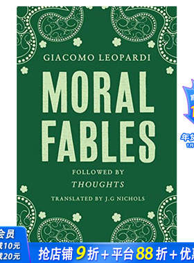 【预售】Alma Classics:Moral Fables，道德小品 英文原版图书籍进口正版 Leopardi,Giacomo 世界文学