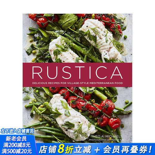 【现货】Rustica:Mediterranean Food 美味地中海风味食谱英文原