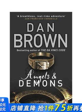 【预售】【罗伯特·兰登系列】天使与魔鬼 Angels And Demons 原版英文文学小说 正版进口书