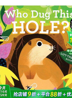 【现货】这个洞是谁挖的？ Who Dug This Hole? 儿童趣味动物科普知识 英文原版正版进口图书籍