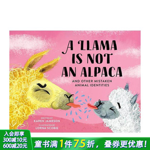 Not 进口童书 骆驼不是羊驼 英文儿童插画故事绘本 Alpaca Llama 预售