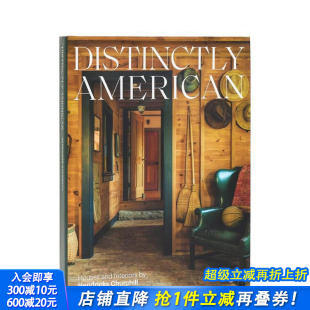 饰 进口书 ：亨德里克斯·丘吉尔设计 American 原版 Distinctly 纯粹美式 住宅与室内 正版 英文室内设计装 预售