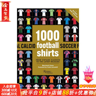 【预售】1000件足球衣经典图鉴：全新升级版 1000 Football Shirts Revised and Updated 原版英文运动 正版进口书