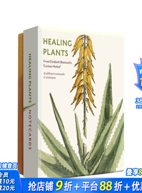 【预售】治愈植物详细记事卡套装 Healing Plants Detailed Notecard Set 原版英文艺术画册画集 正版进口书