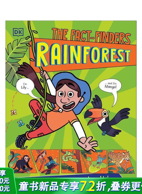 【预售】【探索者】雨林 【The Fact-Finders】Rainforest 英文儿童插画科普绘本 进口童书