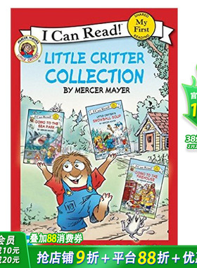 【现货】I Can Read!小毛孩3册套装儿童英语启蒙读物 Little Critter Collection阅读趣味童书适合3-6岁【善优童书】