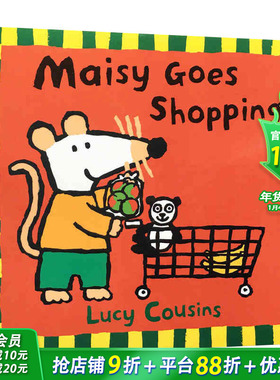 【现货】Maisy Goes Shopping小鼠波波去购物 英文原版儿童绘本【善优童书】
