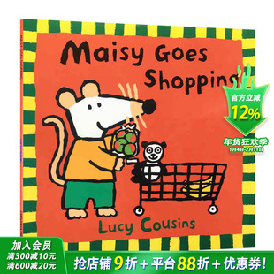 【现货】Maisy Goes Shopping小鼠波波去购物 英文原版儿童绘本【善优童书】