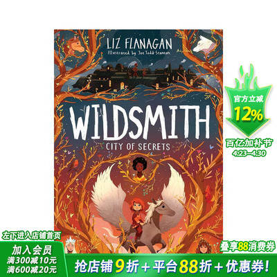【预售】秘密之城 Joe Todd-Stanton插图 【The Wildsmith】2 City of Secrets 英文儿童章节桥梁故事书 英语阅读拓展进口童书