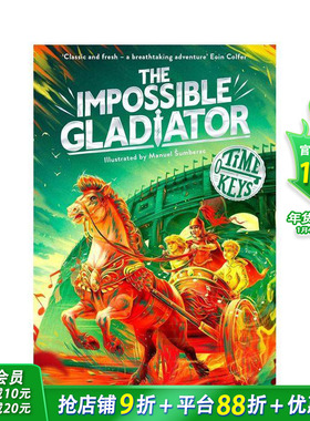 【预售】(预计2月出版)【时间之钥】#3：不可能的角斗士 【Time Keys】英文儿童故事 英语拓展阅读进口书 儿童历史探险小说
