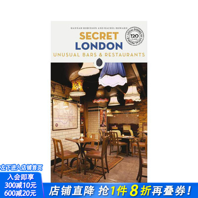 【现货】隐秘指南：伦敦酒吧与餐厅 Secret London Bars and Restaurants   原版英文旅行 正版进口书