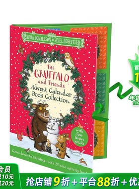 【预售】咕噜牛和朋友们的圣诞倒数日历绘本集：24 本迷你活动书陪你倒数圣诞 The Gruffalo and Friends Advent Calendar Book