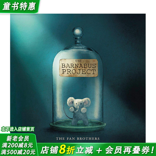 【预售】英文原版 巴纳巴斯计划 The Barnabus Project 艺术插画绘本 趣味故事 3-6岁 进口儿童图书 善优童书