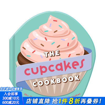【预售】纸杯蛋糕食谱：30+款简单快捷的杯子蛋糕配方 Cupcakes Cookbook 原版英文餐饮生活美食 正版进口书