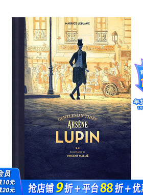 【现货】英文漫画 绅士大盗亚森罗宾 Arsene Lupin, Gentleman Thief 图像小说 正版进口书籍 Magnetic Press 善优图书