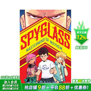 【预售】间谍镜：混乱主谋 SPYGLASS: Mastermind of Mayhem 英文小说故事科普 英语拓展阅读进口书