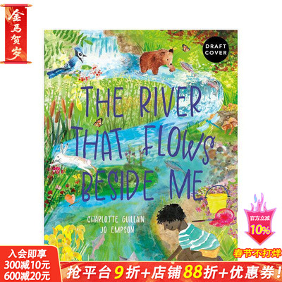 【预售】【手风琴书】流淌在身边的河 【Look Closer】The River That Flows Beside Me 原版英文儿童插画绘本 进口图书