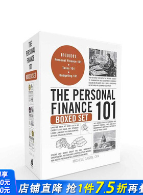 【预售】【Adam 101系列】个人理财 【Adams 101 Series】The Personal Finance 101 Boxed Set 原版英文商业行销 正版进口书