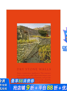 【预售】干砌石墙艺术 Dry Stone Walls 原版英文建筑设计 正版进口书
