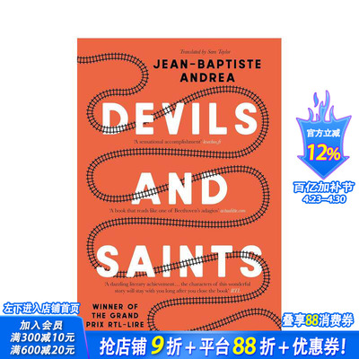 【预售】【2023龚古尔文学奖得主Jean-Baptiste Andrea】恶魔与圣人 Devils and Saints 原版英文文学小说 正版进口图书
