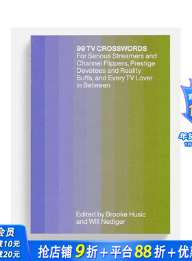 【预售】99道影视填字谜 99 TV Crosswords 原版英文生活 A24 正版进口书