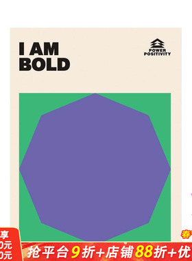 【预售】我无所畏惧 【Power Positivity】I AM BOLD 原版英文生活综合 励志名言袖珍小书 正版进口书