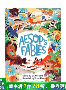 【现货】Aesops Fables 伊索寓言 插画家Marta Altes 精装 英文原版儿童绘本【善优童书】