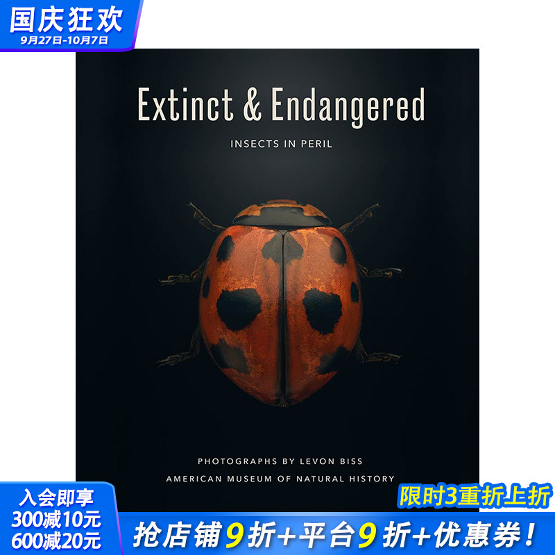 【预售】英文 灭*与濒危：处境危险的昆虫 Extinct & Endangered : Insects in Peril 自然景观摄影 正版进口图书画册