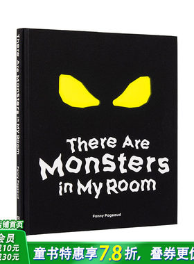 【预售】我的房间有怪兽 光影互动书 手电筒互动设计  There Are Monsters in My Room 英文儿童趣味互动绘本 英语早教进口童书