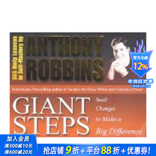 【预售】吸引力法则大师Tony Robbins 大步向前 Giant Steps 原版英文商业行销 正版进口书
