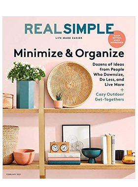 订阅 REAL SIMPLE 家居收纳生活杂志 美国英文版 年订12期 D665