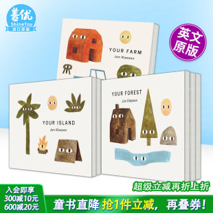 Klassen空间三部曲 现货多册选拍 农场 Your 英文儿童插画故事绘本 森林 Forest 你 进口童书 岛屿 Places Jon