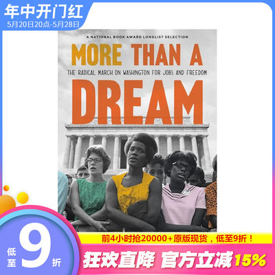 【预售】【美国国家图书奖长名单】不仅仅是一个梦想 More Than a Dream 12岁+英文英语故事小说阅读 进口图书