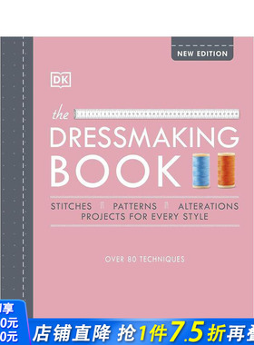 【预售】服饰指南：80多种裁缝技巧 The Dressmaking Book: Over 80 Techniques 原版英文服装设计 正版进口书