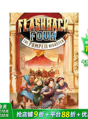 【现货】 闪回四3:庞贝的灾难Flashback Four 3: The Pompeii Disaster 英文进口正版书 Gutman 儿童拓展阅读