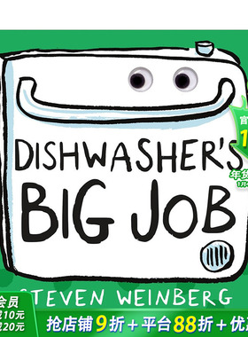 【现货】【任务】洗碗机的任务 【The Big Jobs Books】Dishwasher's Big Job英文儿童趣味互动绘本 英语早教进口书亲子早教认知