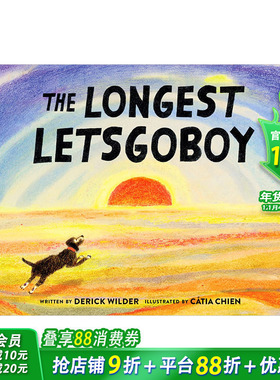 【现货】漫长的散步The Longest Letsgoboy 3-6岁儿童情感认知温馨故事绘本 心灵治愈 英文原版  Derick Wilder