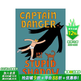 the 英语拓展阅读进口童书 危险船长与愚蠢影子 英文儿童漫画故事 Shadow Stupid and Danger Captain 现货