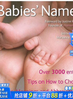 【现货】Babies‘ Names，英文名字 英文原版图书籍进口正版 Justine Roberts|Maryanna Korwitts|Dawn Laker 生活综合