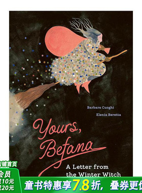 【现货】来自冬日女巫贝法娜的一封信 Yours  Befana 意大利民间传说 英文儿童插画故事绘本 进口童书