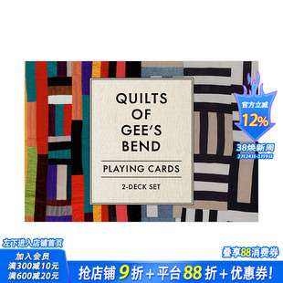 【预售】卡牌游戏：Gee’s Bend的拼布游戏牌 Quilts of Gee’s Bend Playing Cards艺术画风扑克 进口文创 家庭趣味游戏
