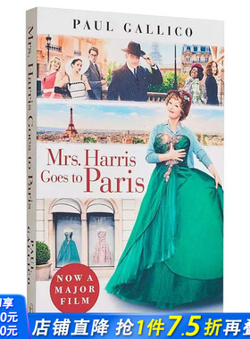【预售】哈里斯夫人闯巴黎电影同名小说 哈里斯夫人去巴黎 纽约 Mrs Harris Goes to Paris New York 英文原版 Paul Gallico