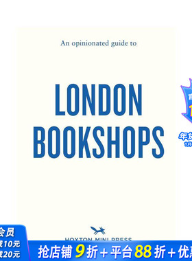 【现货】固执己见的伦敦书店指南 【An Opinionated Guide】to London Bookshops 原版英文旅行 正版进口书