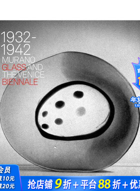 【预售】穆拉诺玻璃与威尼斯双年展 Murano Glass and the Venice Biennale 原版英文字体图案标志设计 正版进口书