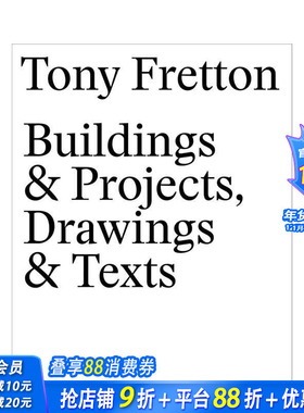 【预售】托尼·弗雷顿建筑全集：图纸与论述 Tony Fretton – Buildings & Projects， Drawings & Texts 英文建筑设计正版进口书