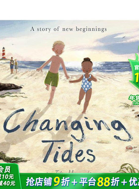 【现货】潮汐变幻 Changing Tides 英文儿童插画故事绘本 进口童书
